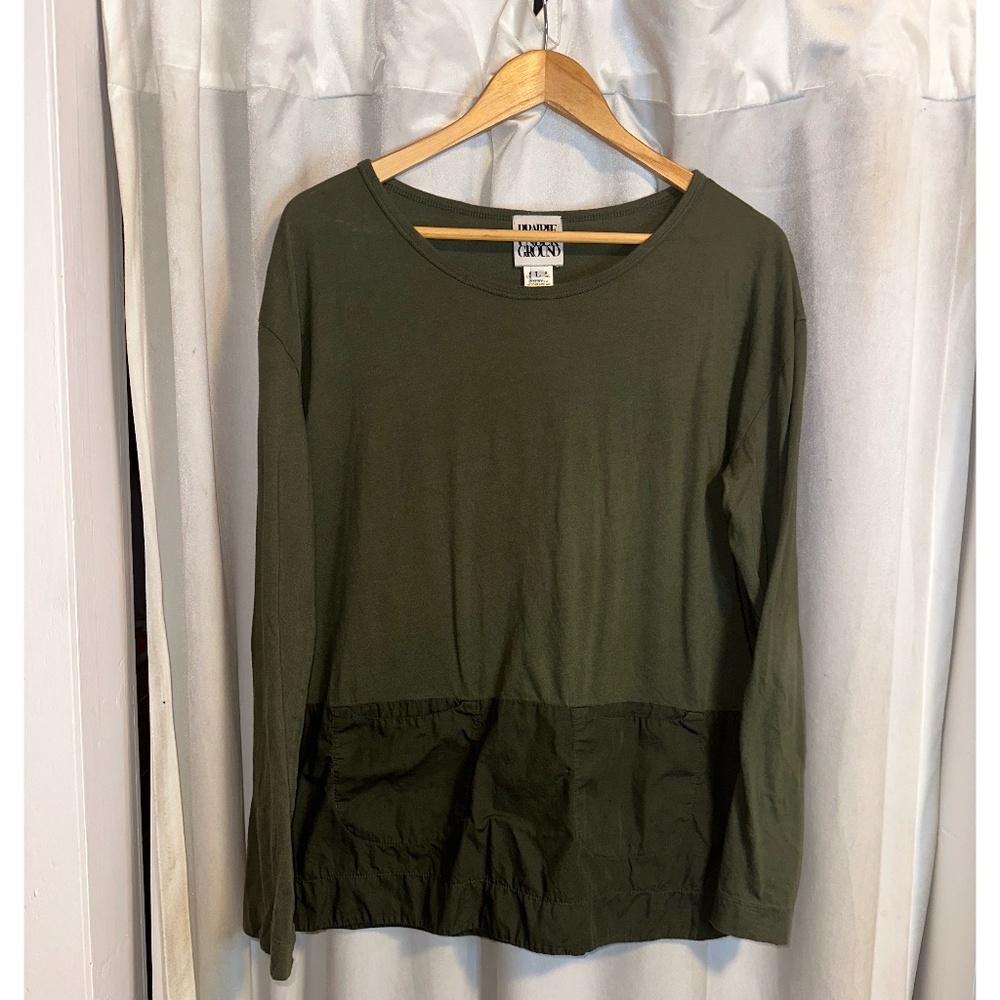 Prairie Underground - long sleeve tee with pocket detail - L